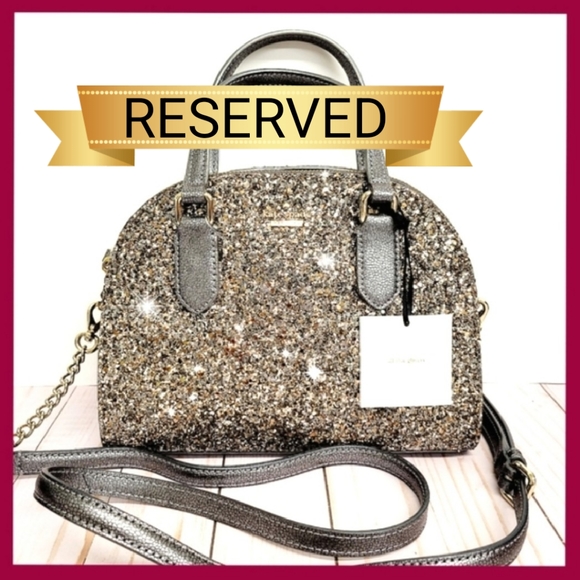 kate spade Handbags - NWT Kate Spade Laurel Way Glitter Mini Reiley Handbag/Shoulder/Crossbody